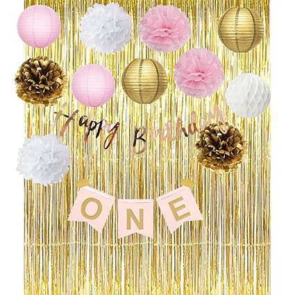 Latex And Metallic Balloons Happy Birthday Banner Number Mylar