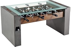 BARRINGTON BILLIARDS Barrington Foosball Multiple Styles Soccer Foosball Tables, Durable & Stylish Designs with Tabletop Sports Soccer Balls, Perfect for Family Game Rooms