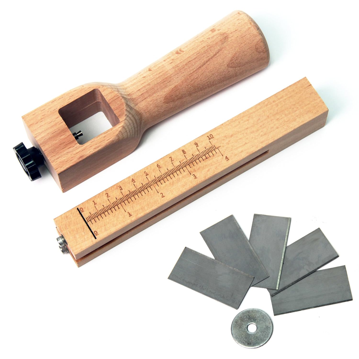 Strip and Strap Cutter Craftool Leather Hand Cutting Tool 5 Blades