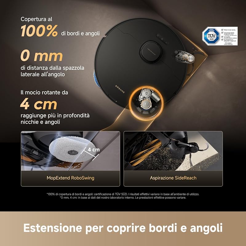 Matrix10 Pro Robot Aspirapolvere Lavapavimenti, Aspir. 30.000 Pa