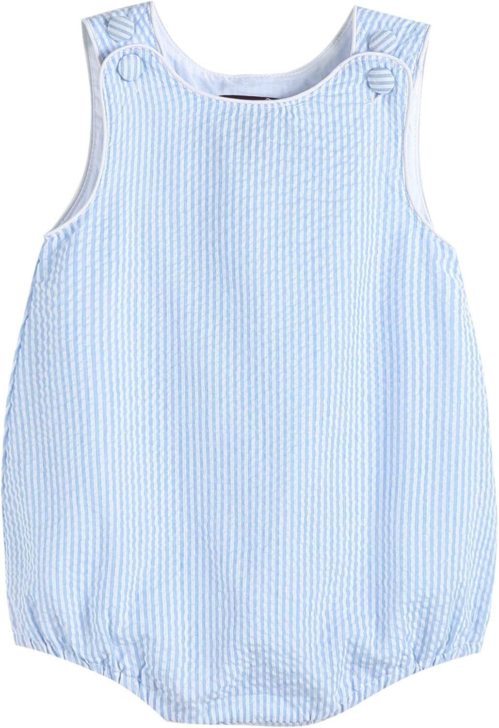 gingham romper baby boy