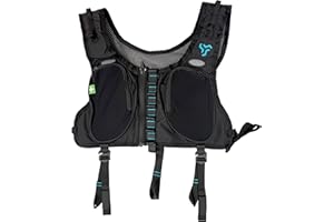 Notch Chester DLX Multi-Function Chest Harness for Tending Rope in SRS and Storing Items, Breathable Airmesh Fabric, 7 Center Daisy Chain Loops, Compatible with most 1.5L Hydration Reservoirs (99714)