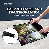 TANNESS Giant Jigsaw Board 1500 Pieces Roll-Up Puzzle Mat with Bag Black view 3