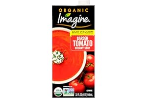 Imagine Organic Light in Sodium Garden Tomato Creamy Soup 32 fl. Oz (Pack of 6)
