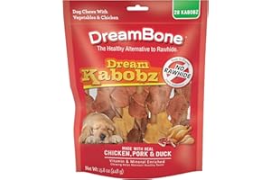 DreamBone Dream Kabobz 28 Count, Rawhide-Free Chews for Dogs