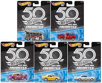 hot wheels 50th anniversary favorites