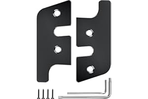 KAISHENGYUAN Visor Repair Kit, Upgraded Aluminum Alloy Heavy Duty Sun Visor Mounting Clips, Full Coverage Visor Replacement Compatible with Jeep Wrangler JK 2018/ Wrangler 2018-2023/ Gladiator 2020-2023 (2 Pcs)