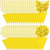 Yellow Sticky Fruit Fly Trap 36 Pack, Dual-Sided Gnat Traps for Plants | Catches Fungus Gnats, Fruit Fly, Whitefly, Aphid, Leaf Miner, No Harm &amp; Odorless, Safe For Indoor Garden &amp; Outdoor Plant Use