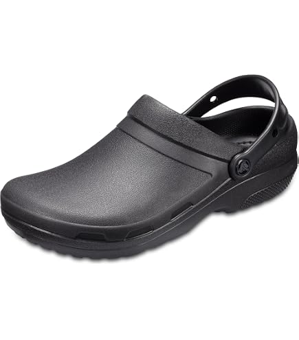 Crocs Unisex-Adult Classic Work Clogs | Enclosed Toe | Slip