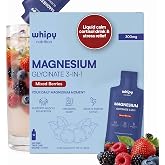 Liquid Magnesium Glycinate Drink, Magnesium Liquid Supplement for Sleep, Energy &amp; Muscle Relaxation Cortisol Drink with Magnesium Citrate &amp; Malate,High Absorption Liquid Triple Magnesium Complex,15 ct