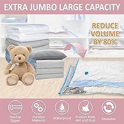 Cozy Essential 6 Pack XXL Jumbo Vacuum Storage