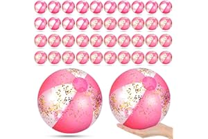 Tanlade 100 Pieces Inflatable Beach Ball Bulk 10 Inch Beach Balls for Kids Fun Pool Party Favors Pool Beach Balls Summer Birthday Water Game Toys