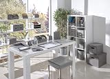 Osco Faux Leather 5-Compartment Remote Organiser Grey 12x22.5x7.8 cm view 5