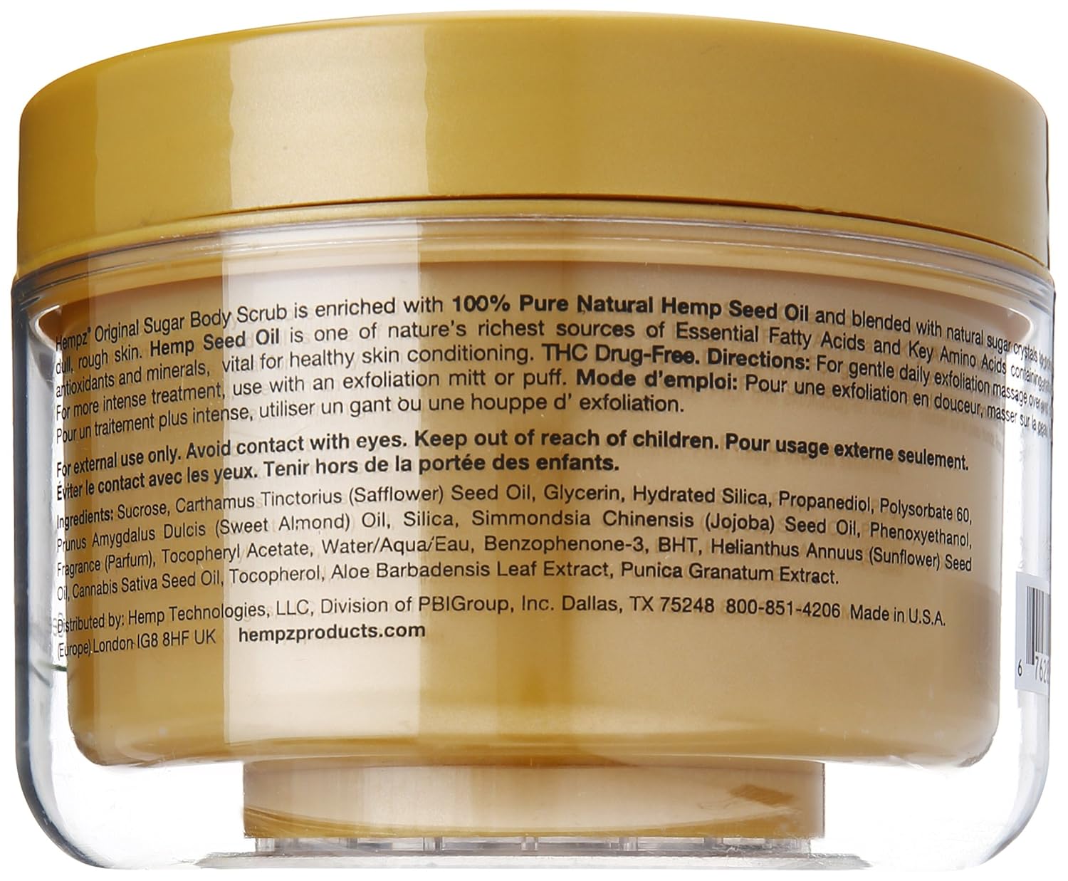 Hempz Original Herbal Sugar Body Scrub, 7.3 Fluid Ounce : Hempz Anti Aging : Beauty