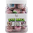 FirstChoiceCandy Jelly Filled Gummies - Assorted Flavor Gummy Filled Candies - Filled With Fruit Jams - 20 Pieces In Resealable Jar (Eyeball)