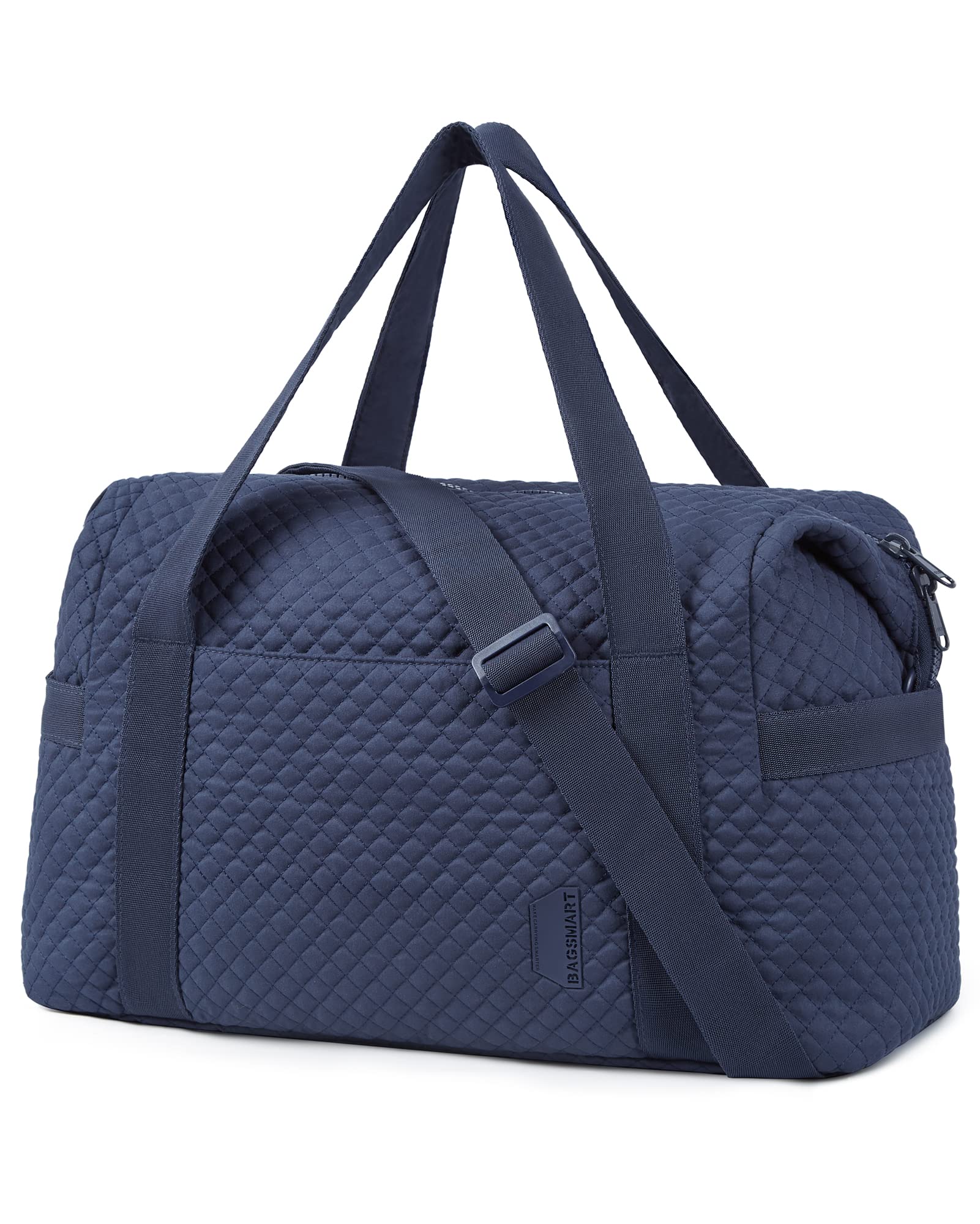 Photo 1 of BAGSMART Large Gym Bag with Yoga Mat Buckle, Weekender Overnight Bag for Women, Travel Duffle Bag for Travel Essentials, Carry On Tote Bag Hospital Bag for Labor and Delivery