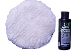 Creating The Difference TruCut Hand Applied Bowling Ball Polish Starter Kit with Polishing Pad | Powered by Turtle Wax | USBC Approved | 6200 Finish Grit | Cleans and Polishes