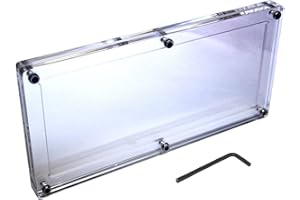 PLASTIXREVOLUTION Acrylic Large Bill Frame Money Holder Silver Certificate Bank Note Slab Early Dollar Currency Display Case Pre-1929