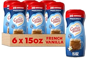 NESTLE COFFEE MATE Coffee-mate French Vanilla Powdered Coffee Creamer, 15-Ounce Packages (Pack of 6)