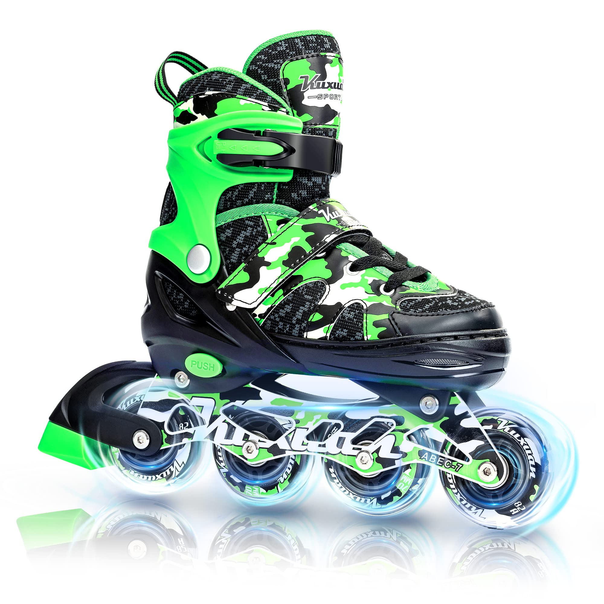 Kuxuan Skates Inline Skates Adult Male Femal Fun Illuminating Skates for Men and Women Patines para Adultos Hombre Mujer Image Kuxuan Skates Inline Skates Adult Male Femal Fun Illuminating Skates for Men and Women Patines para Adultos Hombre Mujer Image