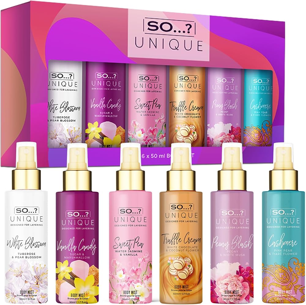 So…? Unique Grande Womens Mini Mist Gift Set 6x50ml Body Spray
