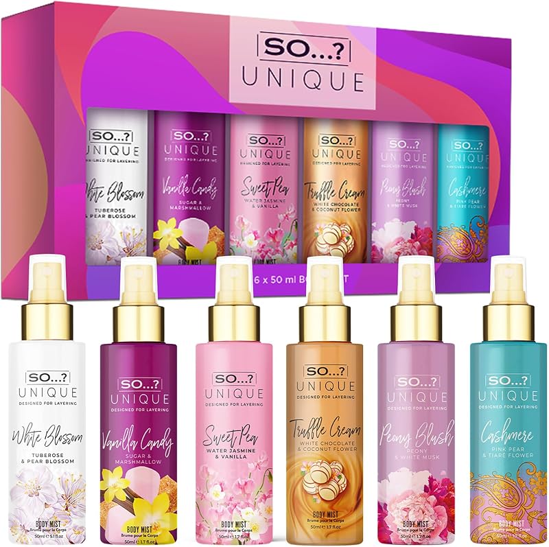 So…? Unique Grande Womens Mini Mist Gift Set 6x50ml Body Spray