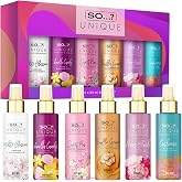 So...?&hellip;? Unique Body Mist Set, 6 pcs | Perfumes for Women with Fresh, Floral, Sweet Scents - 6 Hour Wear Body Spray for Women - Travel Size Gift Set