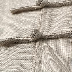 Shanghai Story Linen Kung Fu Top Short Sleeve Tai