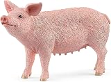 Schleich Farm World Pig Toy Figurine - Realistic Animal 2.3 inch Kids 3+ view 6