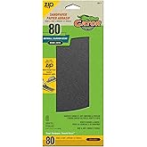 GATOR Drywall Hook & Loop Precut Sanding Sheets, 80 Grit