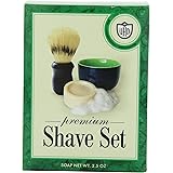 Van Der Hagen Premium Shave Set (2.5 oz. Soap, Bowl, Brush)