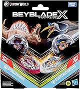 Beyblade X Jurassic World Spinosaurus vs Quetzalcoatlus Multipack Set