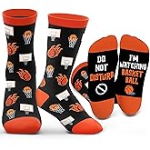 ZAGKOO Funny Sports Socks for Men, Women - Biking, Hiking, Skiing, Basketball, Pickleball, Disc Golf Socks - Christmas Gifts