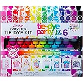 Tulip One Step Tie Dye Kit: Tie Dye Party Supplies, 18 bottles