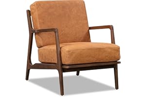POLY & BARK Verity Lounge Chair, Cognac Tan
