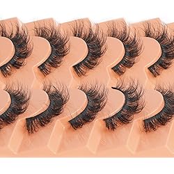 Mink Lashes Fluffy Wispy Eyelashes - 3D False