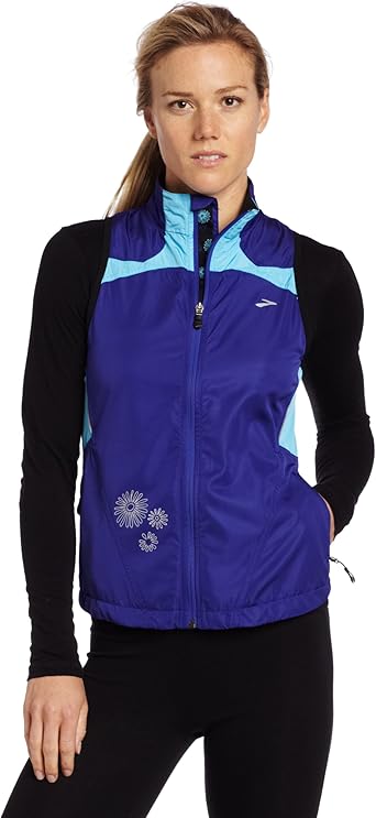 brooks running vest purple