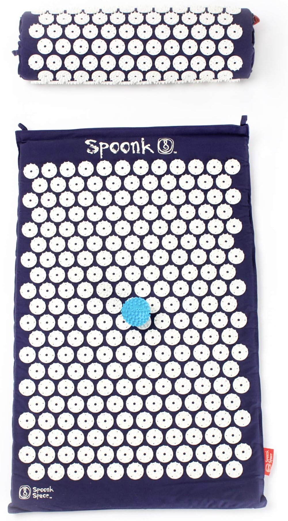 Spoonk - Back Pain and Sleep Aid Relief in Coton Regular Size Acupressure Mat with Bag Eco USA Foam