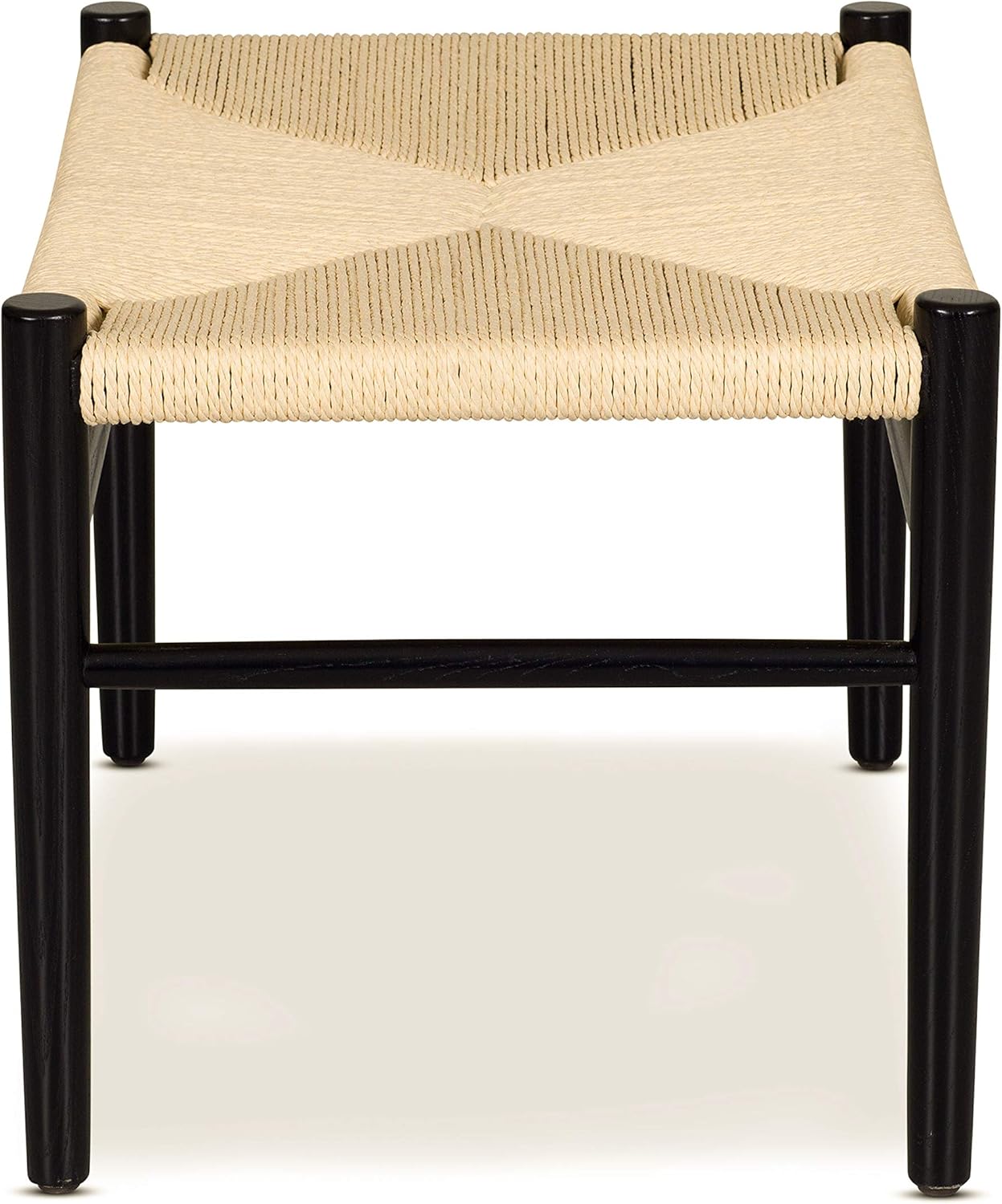 century leisure outdoor furniture on Amazon Com Poly And Bark Weave Modern Wooden Mid Century Dining Chair Single Black Corden Bench Chairs