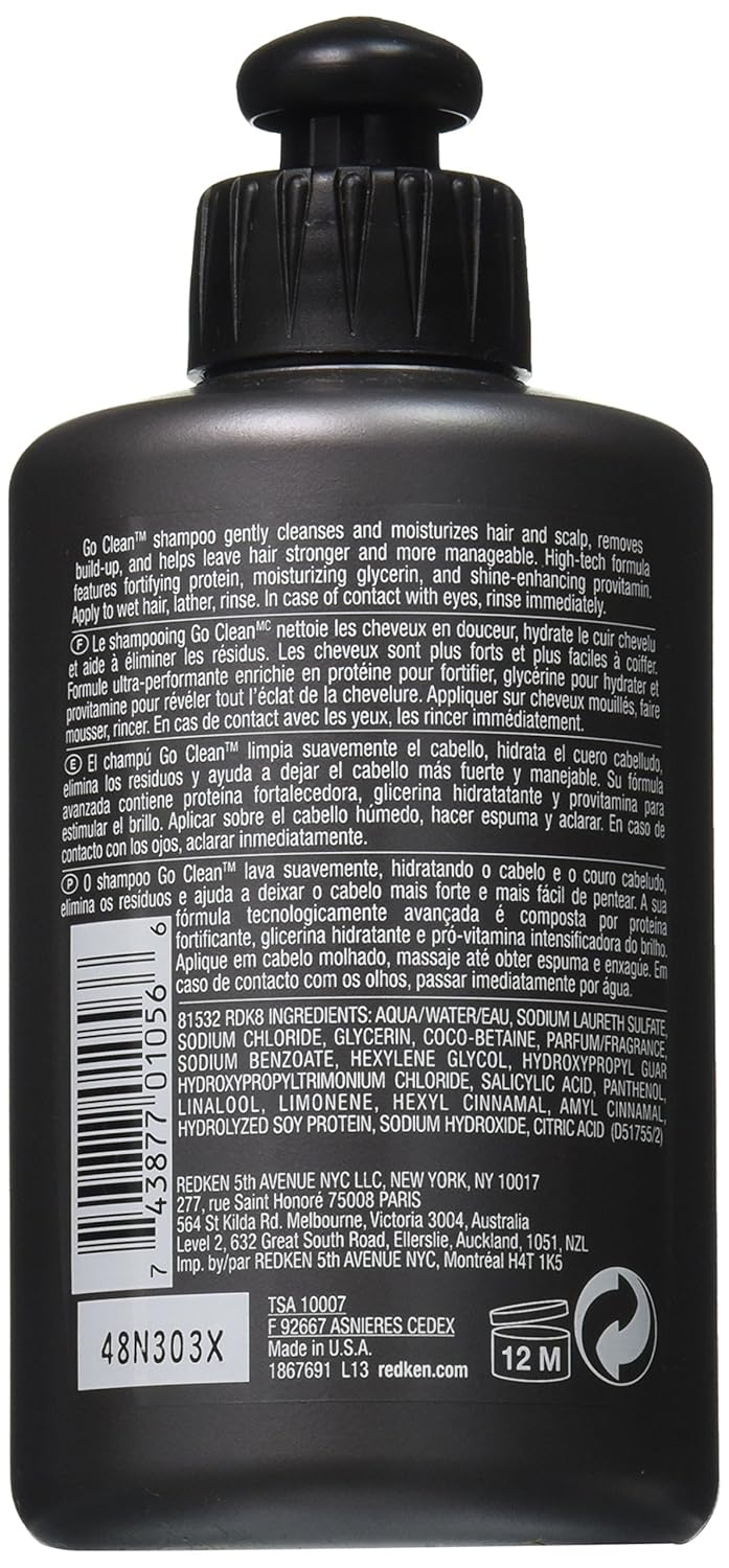Buy Redken Men S Go Clean Daily Care Shampoo For Normal To Dry