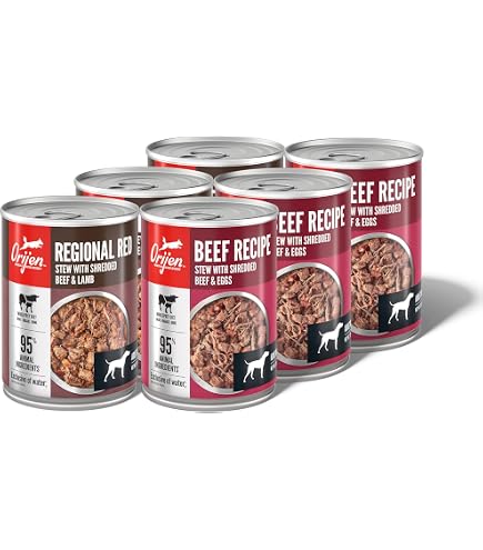 ORIJEN Premium Wet Dog Food Variety Pack: Original + Chicken Recipes 12.8oz  Cans (6 Count, 3 of Each): Pet Supplies: Amazon.com