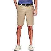 Haggar mens Cool 18 Classic Fit Expandable Waist Short Regular and Big & Tall Sizes