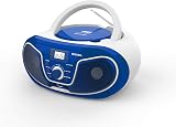 Roxel RCD-S70BT Portable Boombox CD Player with Remote Bluetooth FM USB AUX view 2