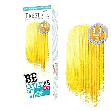 Be Extreme Semi Permanent Hair Toner Color Electric Yellow 30 No