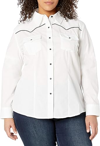 plus size womens western shirts