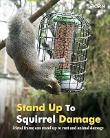 iBorn Squirrel Proof Bird Feeder Peanut & Sunflower Green 8 Inch All Metal view 3