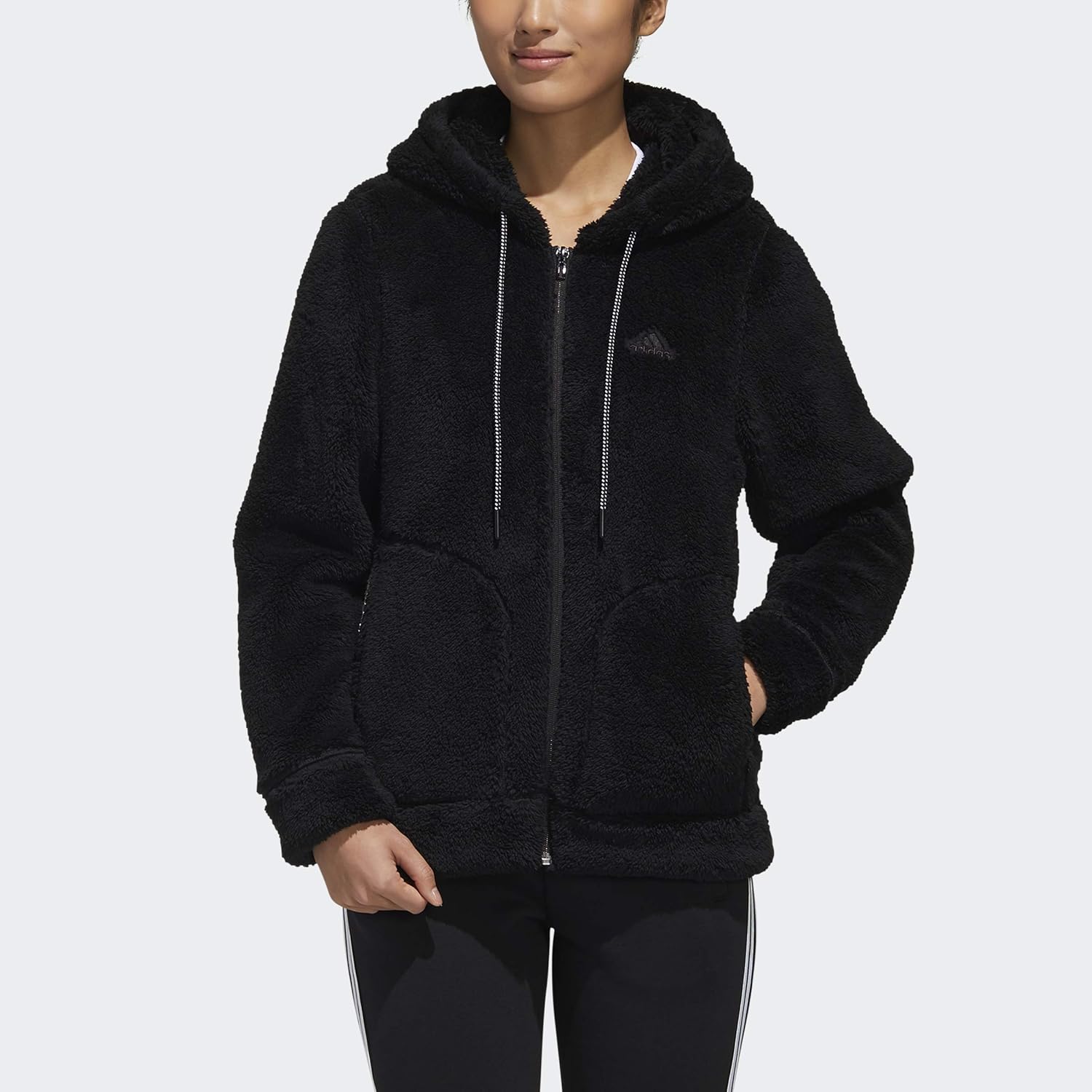 adidas sherpa winter hoodie