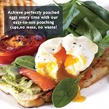 Samuel Groves 4x Large Egg Poacher Cups Plastic Non-Stick Dishwasher Safe view 5