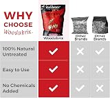 Woodabrix Cherry Wood Chips 800g for Charcoal Gas BBQ Smoker 100% Natural view 6