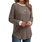 AUTOMET Womens Long Sleeve Shirts Fall Fashion Tops 2026 Blouses Dressy Sweaters Tunic Winter Clothes Casual Outfits